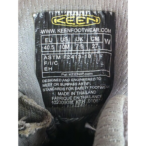 KEEN Utility Detroit Xt Mid Steel Toe Work Boots Women Sz 10M Hiking Outdoors - Picture 8 of 8